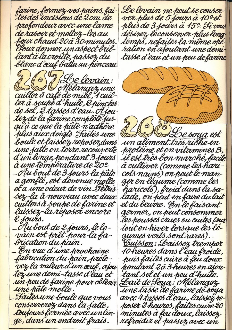 267 - le levain - 268 - le soja